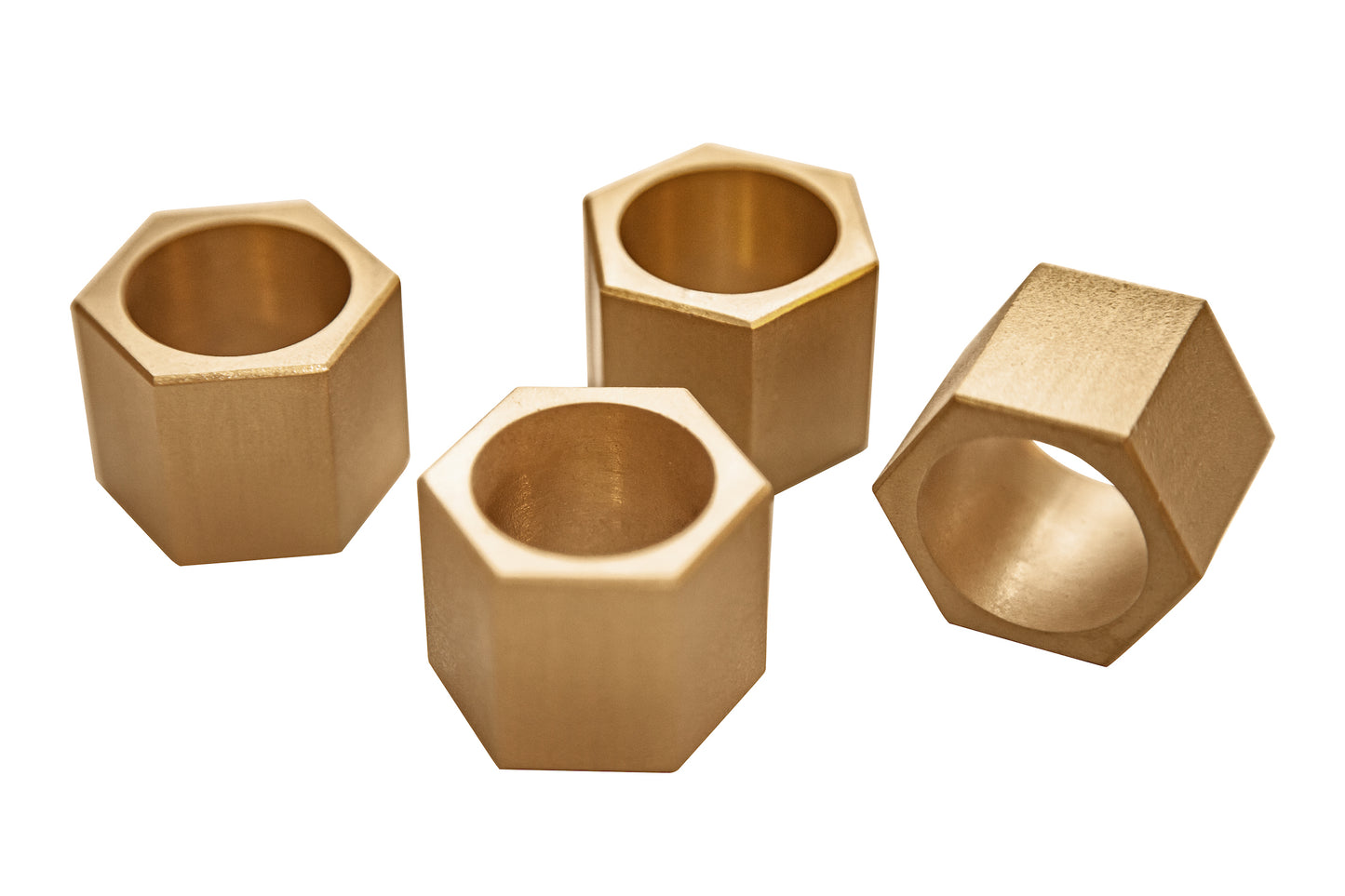 Hexagon Napkin Ring – Set Of 4 - Standard Collection