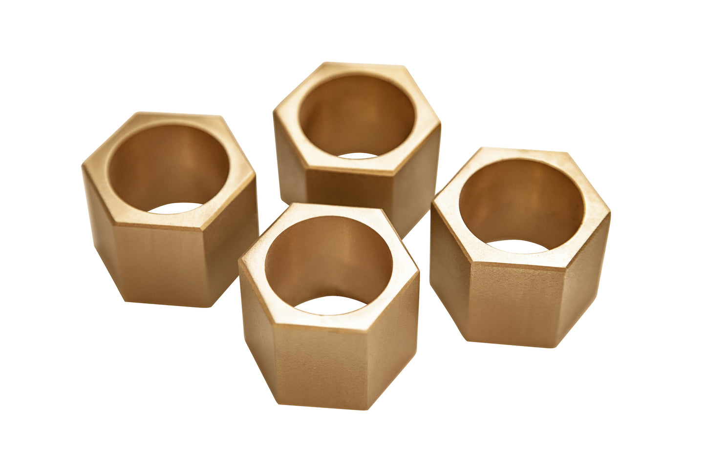 Hexagon Napkin Ring – Set Of 4 - Standard Collection