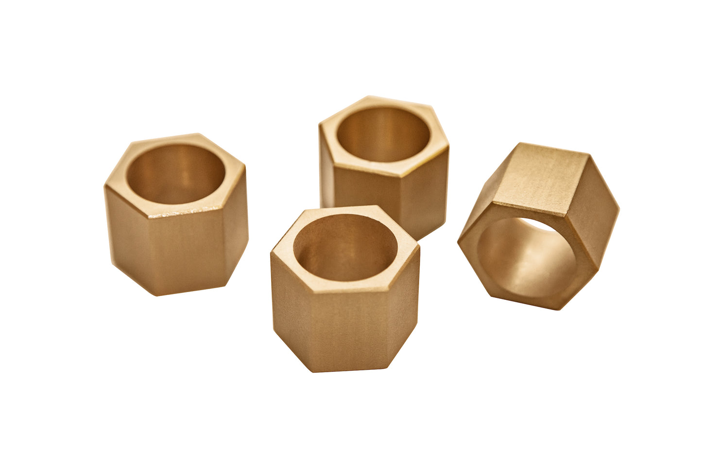 Hexagon Napkin Ring – Set Of 4 - Standard Collection