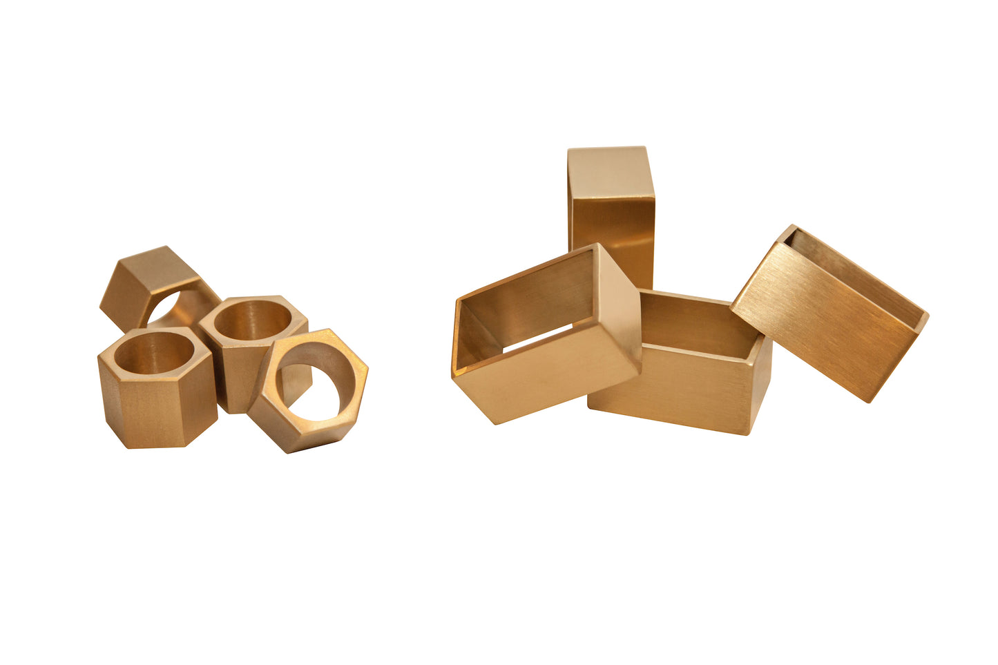 Rectangle Napkin Ring – Set Of 4 - Standard Collection