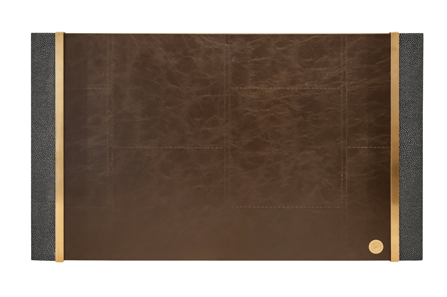 Ink Blotter Graphite Collection - Shagreen / Brass