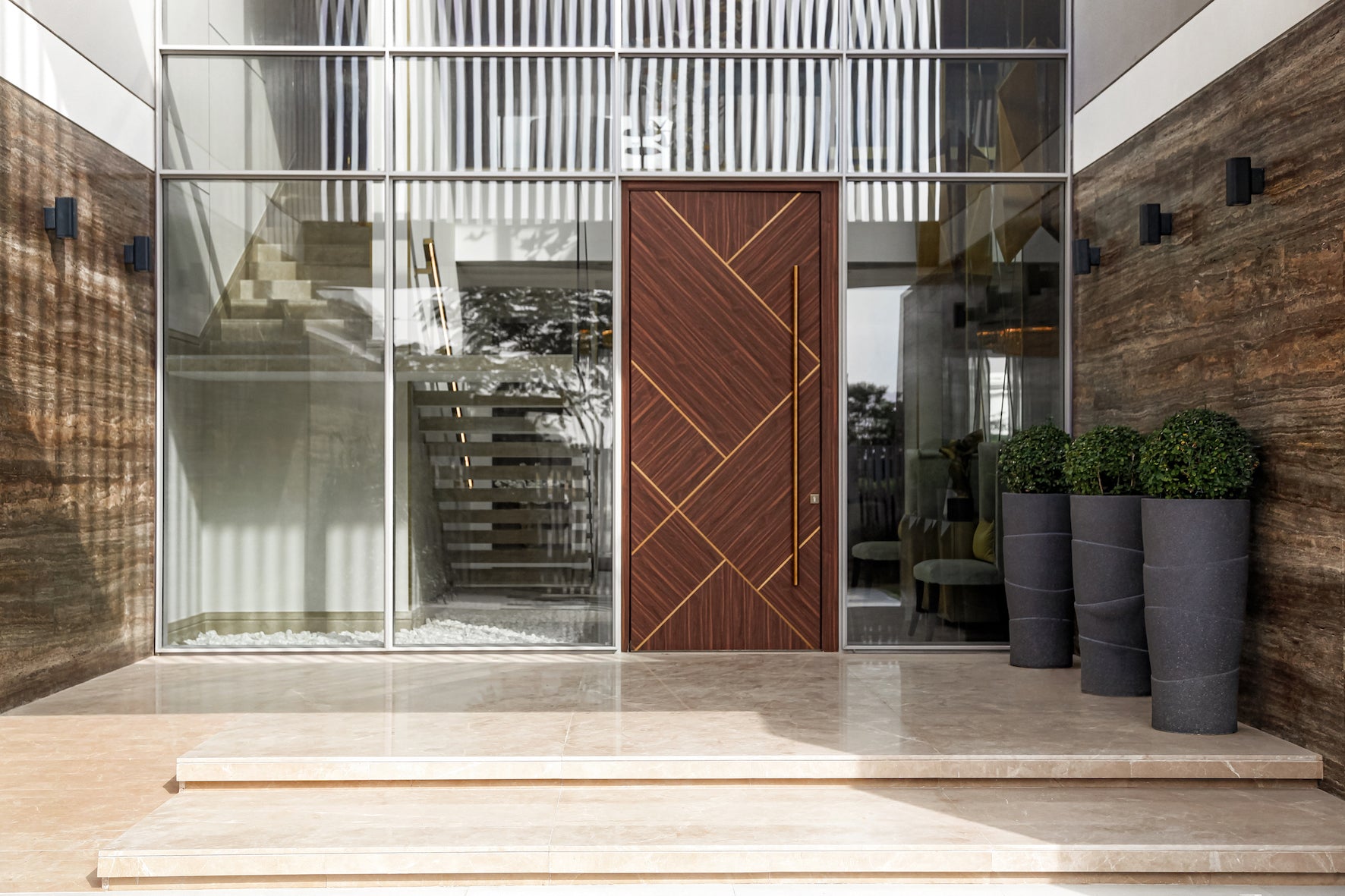 Transparent Penthouse Entrance Panels Photography & Overview - Rebekah ...