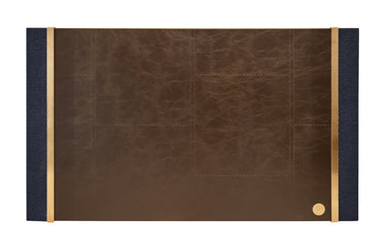 Ink Blotter - Midnight Blue Collection - Shagreen / Brass