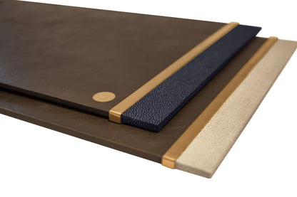 Ink Blotter - Midnight Blue Collection - Shagreen / Brass