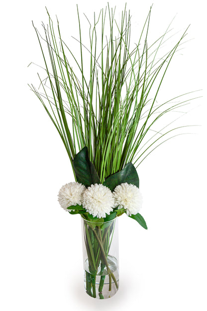 Verdant Elegance – Tall Faux Floral Arrangement