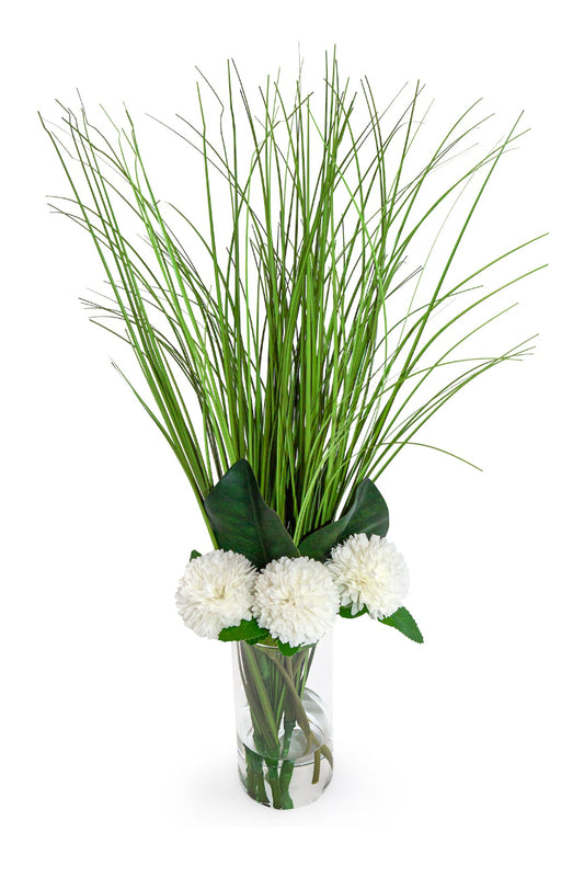 Verdant Elegance – Tall Faux Floral Arrangement