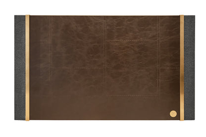 Ink Blotter Graphite Collection - Shagreen / Brass