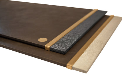 Ink Blotter Graphite Collection - Shagreen / Brass